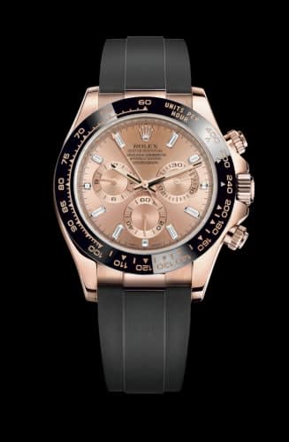 Rolex Cosmograph Daytona Everose / Cerachrom / Pink - Baguette / Oysterflex