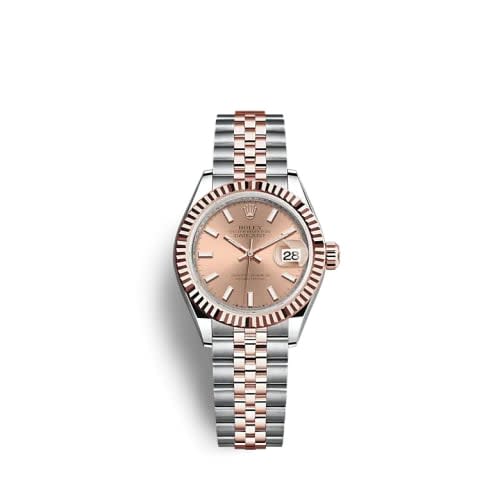 Rolex Lady-Datejust 28 Stainless Steel / Rose Gold / Fluted / Rose / Jubilee