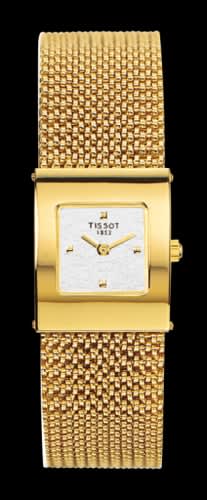 Tissot Bellflower Square Yellow Gold / Silver / Bracelet