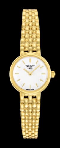 Tissot Caliente Quartz 19.5 Yellow Gold / White / Bracelet