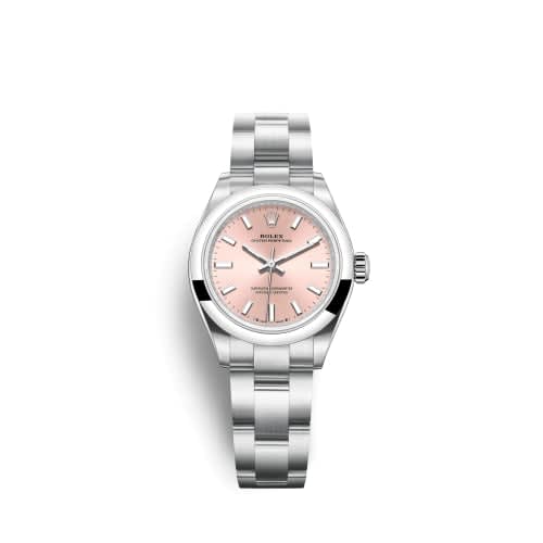 Rolex Oyster Perpetual 28 Stainless Steel / Pink