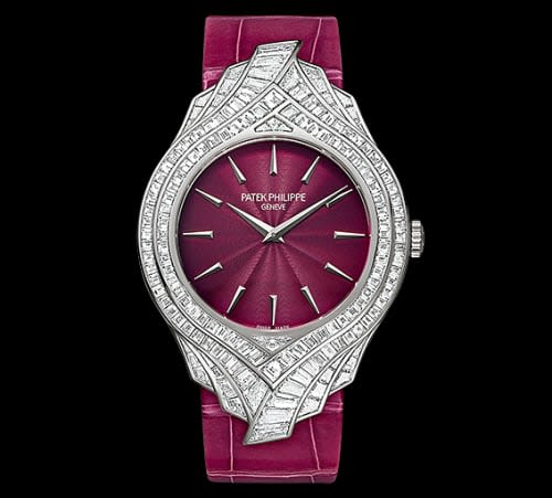 Patek Philippe Calatrava 4895 White Gold / Bordeaux