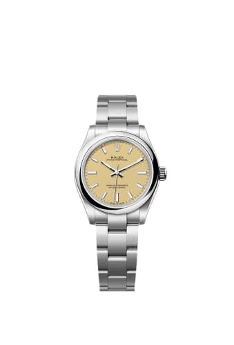 Rolex Oyster Perpetual 31 Stainless Steel / Beige