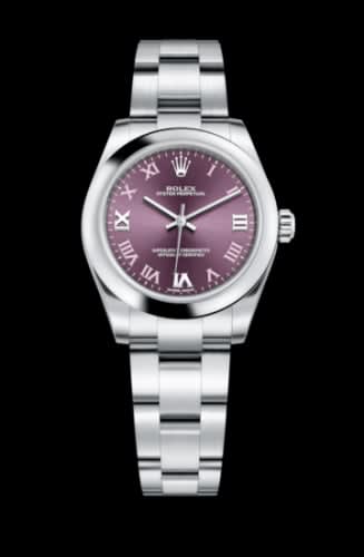 Rolex Oyster Perpetual 31 Red Grape Roman