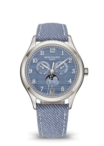 Patek Philippe Annual Calendar 4946 White Gold / Blue Shantung