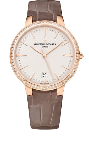 Vacheron Constantin Patrimony 36.5mm Self-Winding Pink Gold / Diamond / Silver