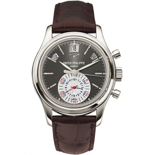 Patek Philippe Annual Calendar Chronograph 5960 Platinum / Grey