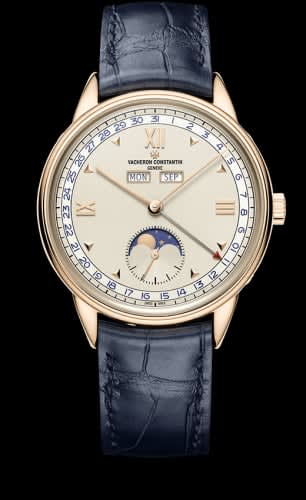 Vacheron Constantin Historiques Triple Calendrier 1948 Pink Gold / Silver / Blue