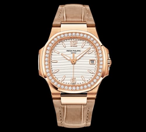 Patek Philippe Nautilus 7010 Rose Gold / White