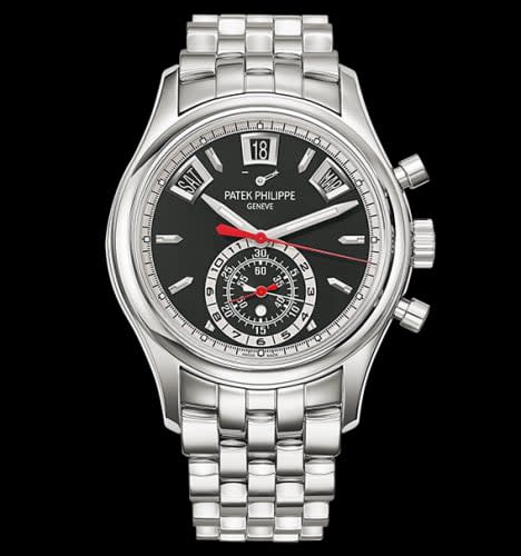 Patek Philippe Annual Calendar Chronograph 5960 Stainless Steel / Black