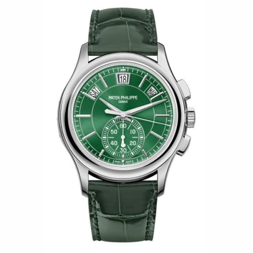 Patek Philippe Annual Calendar Chronograph 5905 Platinum / Green