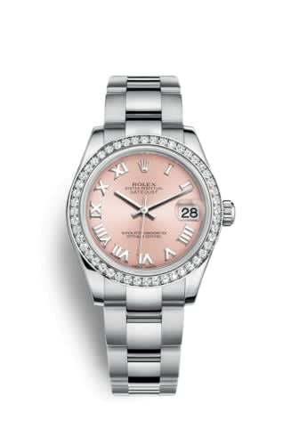 Rolex Datejust 31 Stainless Steel Diamond / Oyster / Pink - Roman
