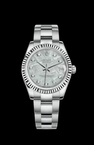 Rolex Datejust 31 Stainless Steel Fluted / Oyster / Meteorite