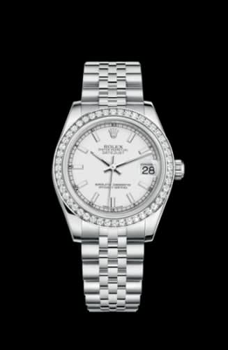 Rolex Datejust 31 Stainless Steel Diamond / Jubilee / White