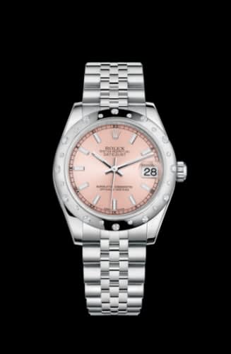 Rolex Datejust 31 Stainless Steel Domed Diamond / Jubilee / Pink