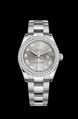 Rolex Datejust 31 Stainless Steel Diamond / Oyster / Rhodium - Roman