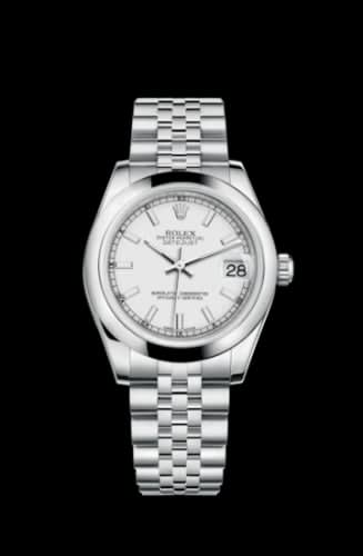 Rolex Datejust 31 Stainless Steel Domed / Jubilee / White