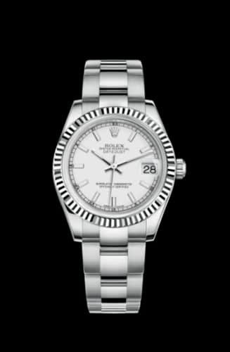 Rolex Datejust 31 Stainless Steel Fluted / Oyster / White