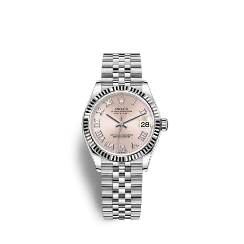 Rolex Datejust 31 Stainless Steel Fluted / Jubilee / Pink - Roman
