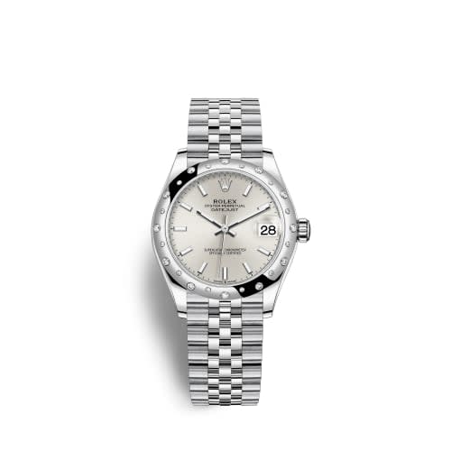 Rolex Datejust 31 Stainless Steel Domed Diamond / Jubilee / Silver
