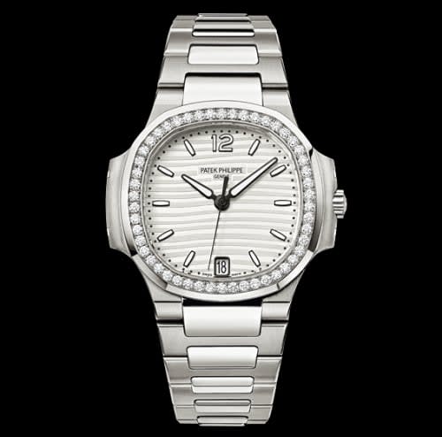 Patek Philippe Nautilus 7018 'Silvery White' Stainless Steel / White