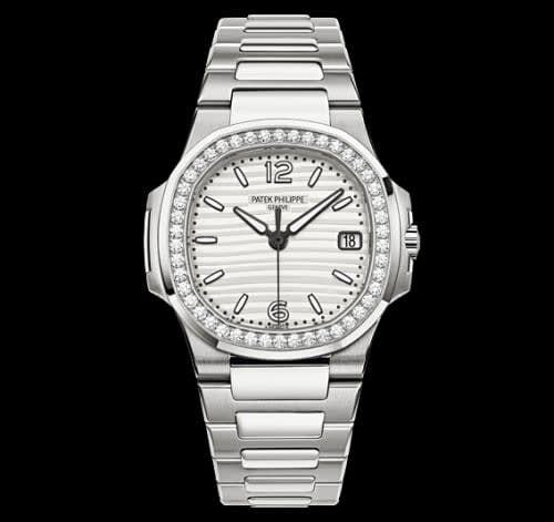 Patek Philippe Nautilus 7010 White Gold / Silvery White