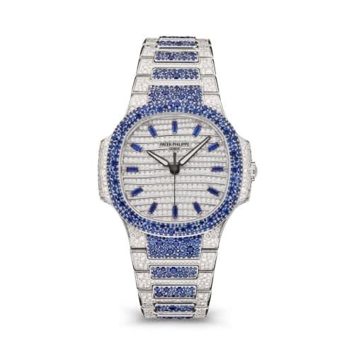 Patek Philippe Nautilus 7118 Haute Joaillerie White Gold - Sapphire