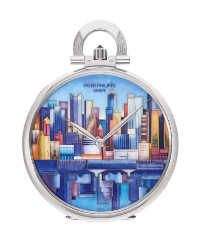Patek Philippe Pocket Watch Lepine White Gold / Manhattan-Brooklyn