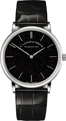 A. Lange & Söhne Saxonia Thin White Gold / Black Aventurine