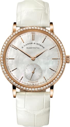 A. Lange & Söhne Saxonia Automatik Pink Gold - Diamond / MOP
