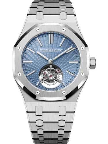 Audemars Piguet Royal Oak Self-Winding Flying Tourbillon Platinum / Ice Blue