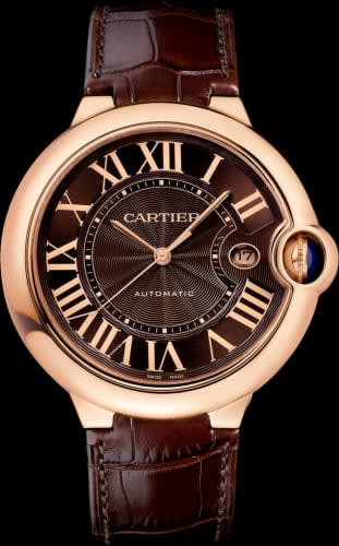 Cartier Ballon Blue de Cartier 42 Automatic Pink Gold / Chocolate