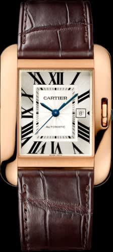 Cartier Tank Anglaise 29.8 Pink Gold / Silver