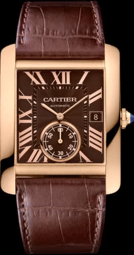 Cartier Tank MC 34.3 Pink Gold / Chocolate
