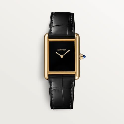 Cartier Tank Louis Cartier Large Manual Yellow Gold / Black