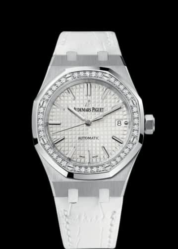 Audemars Piguet Royal Oak 15451 Selfwinding Stainless Steel / Diamond / Silver / Strap