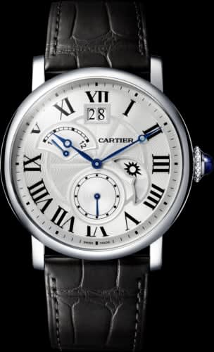 Cartier Rotonde de Cartier Second Time Zone Day / Night Stainless Steel / Silver