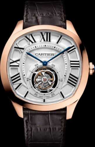 Cartier Drive de Cartier Flying Tourbillon Pink Gold / Silver