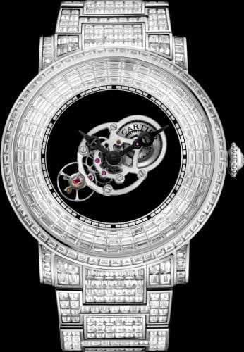 Cartier Rotonde de Cartier Astromystérieux Platinum / Baguette / Bracelet