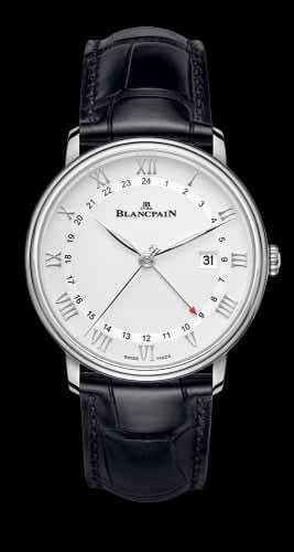 Blancpain Villeret GMT Date Stainless Steel / White