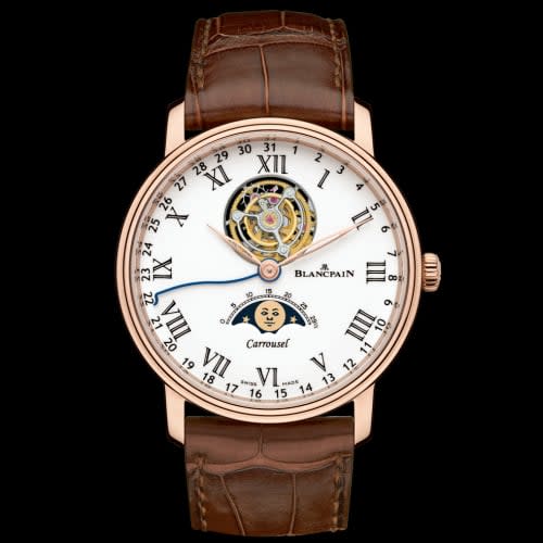 Blancpain Villeret Carrousel Phase de Lune Red Gold