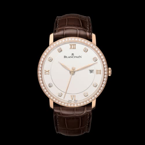 Blancpain Villeret Ultraplate Automatique 40mm Red Gold / Opalin / Diamond
