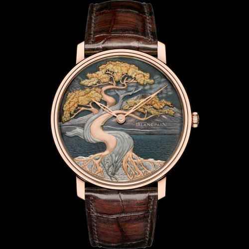 Blancpain Villeret Manuelle Piece Unique Shakudō Pine Tree