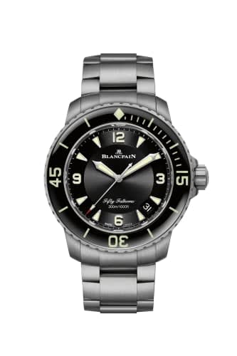 Blancpain Fifty Fathoms Automatique Titanium / Black / Bracelet