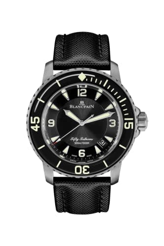 Blancpain Fifty Fathoms Automatique Titanium / Black / Sailcloth