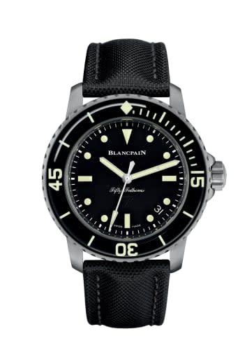 Blancpain Fifty Fathoms Nageurs de Combat Stainless Steel / Black / Black Canvas