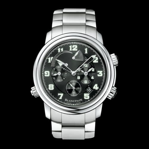 Blancpain Léman Réveil GMT Stainless Steel / Black / Bracelet
