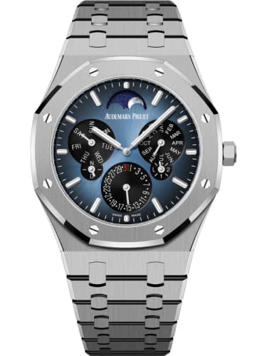 Audemars Piguet Royal Oak Perpetual Calendar Ultra Thin Titanium / Gradient Blue