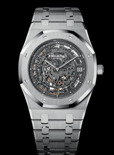 Audemars Piguet Royal Oak Openworked 15203 Extra-Thin 40th Anniversary Platinum