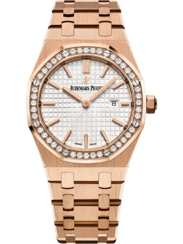 Audemars Piguet Royal Oak 67651 Quartz Pink Gold / Silver / Bracelet